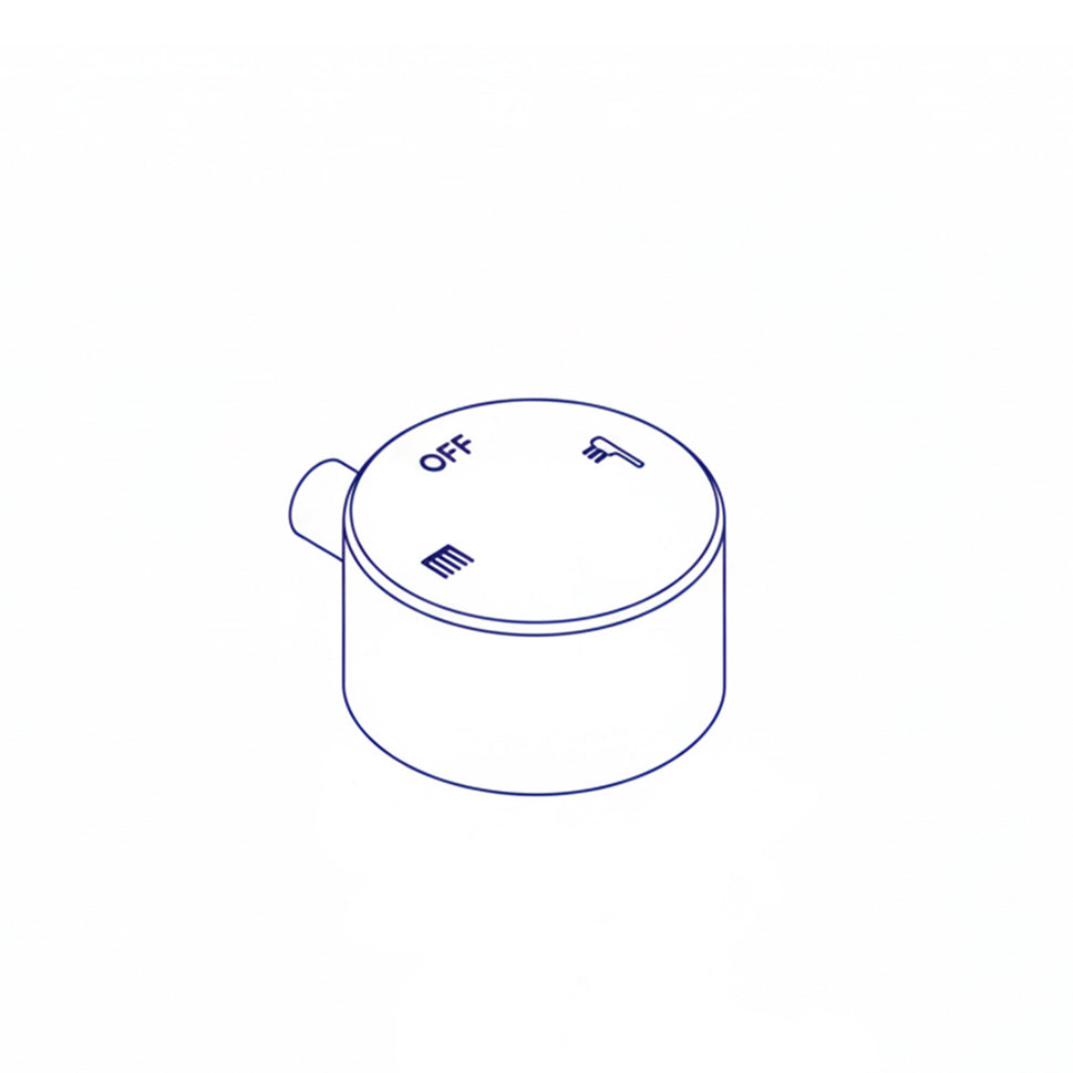 Edelstahl-Umsteller für Gartenduschen