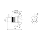 Verander naar de afbeelding Deviador de pared Levante Inox 316L: elegancia y durabilidad 3