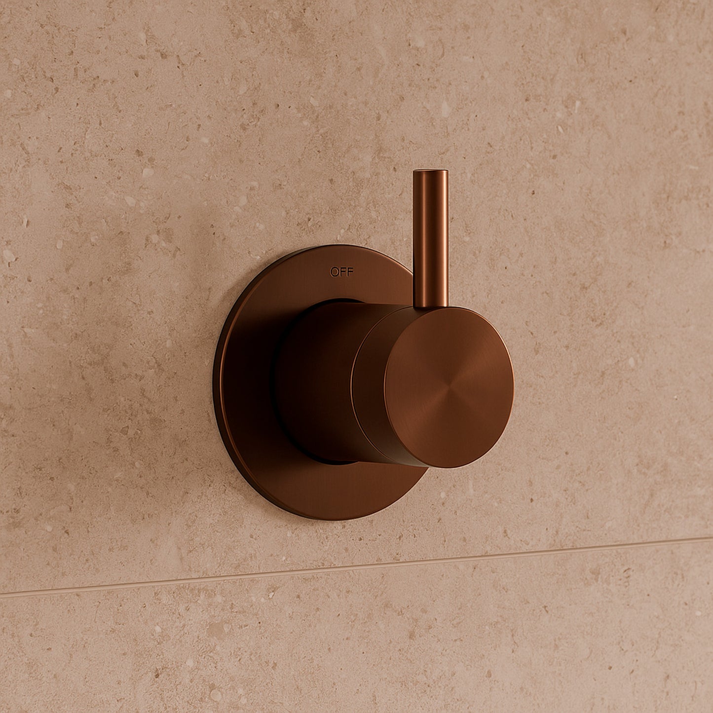 Deviatore muro Levante oro rosa: eleganza e resistenza