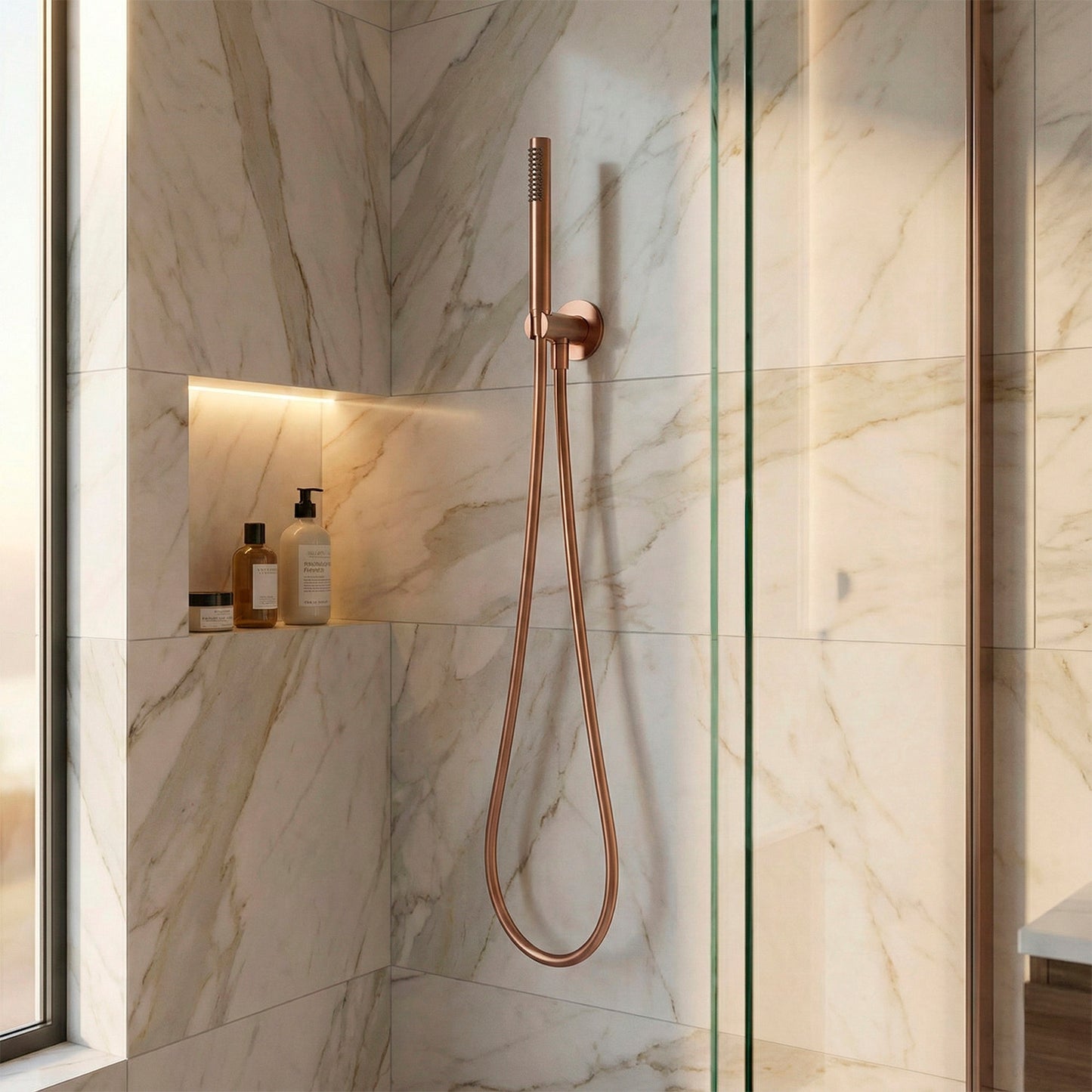 Kit de ducha flexible Sined Levante: diseño elegante y durad