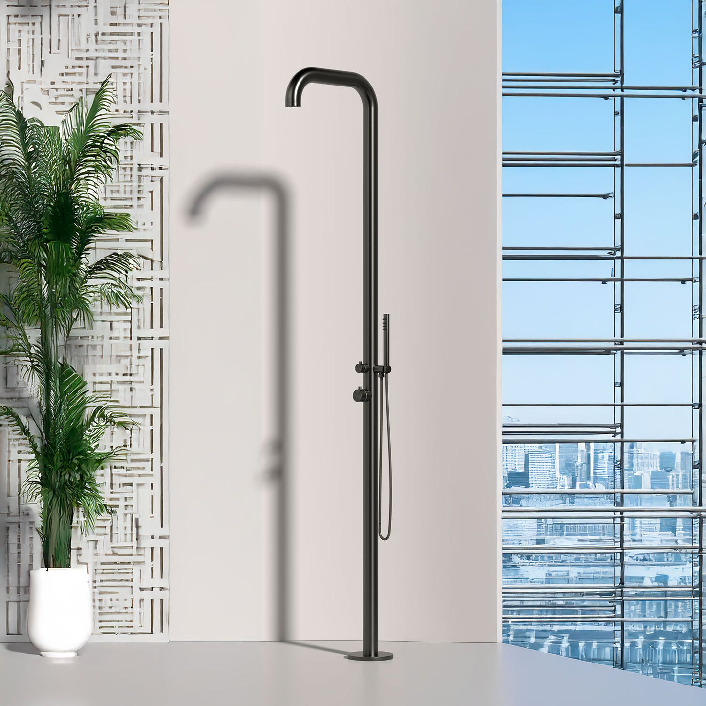 Ducha Sined Chia Canna Fucile: diseño elegante y duradero