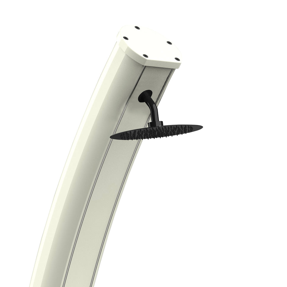 Douche Solaire Emi Blanche en Aluminium pour Piscine Sined