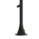 Cambiar a la imagen Ducha exterior Luna D negra de acero inoxidable 316L 4