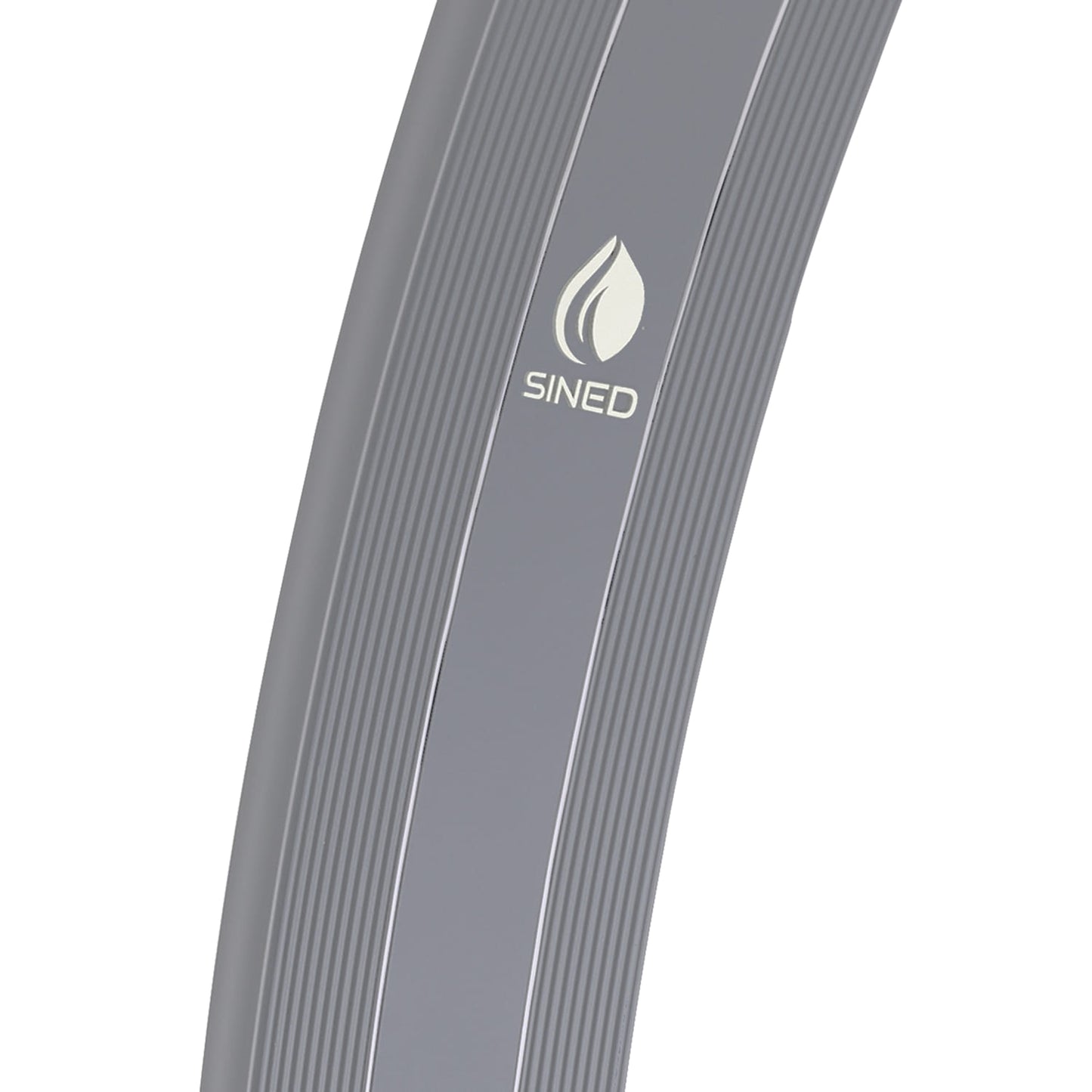 Ducha solar de aluminio gris Sined Lea para exteriores