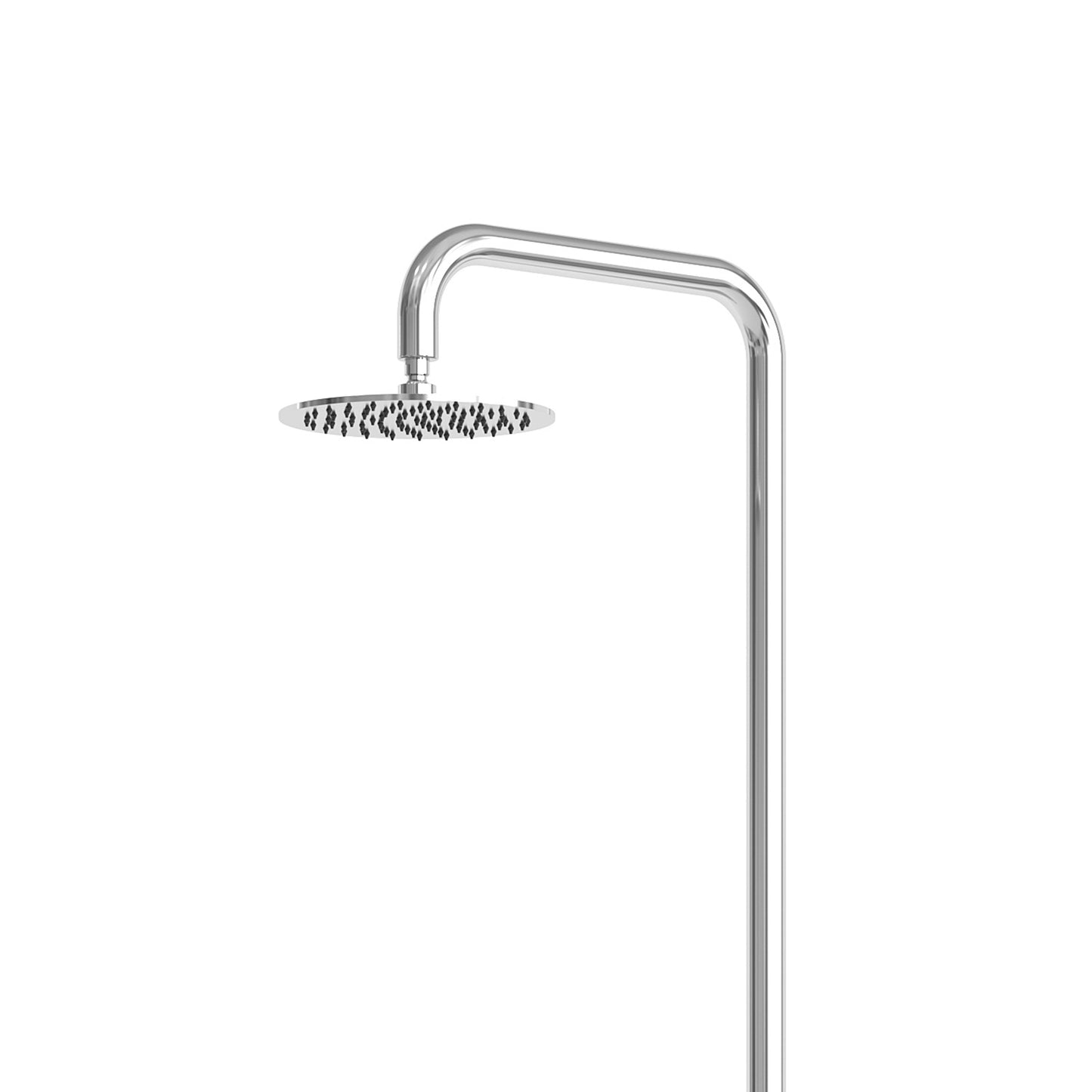 Ducha exterior SINED Nora en acero inoxidable AISI 316, dise