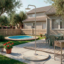 Cambia immagine Ducha exterior SINED Nora en acero inoxidable AISI 316, diseño elegante y duradero, compra ahora 4