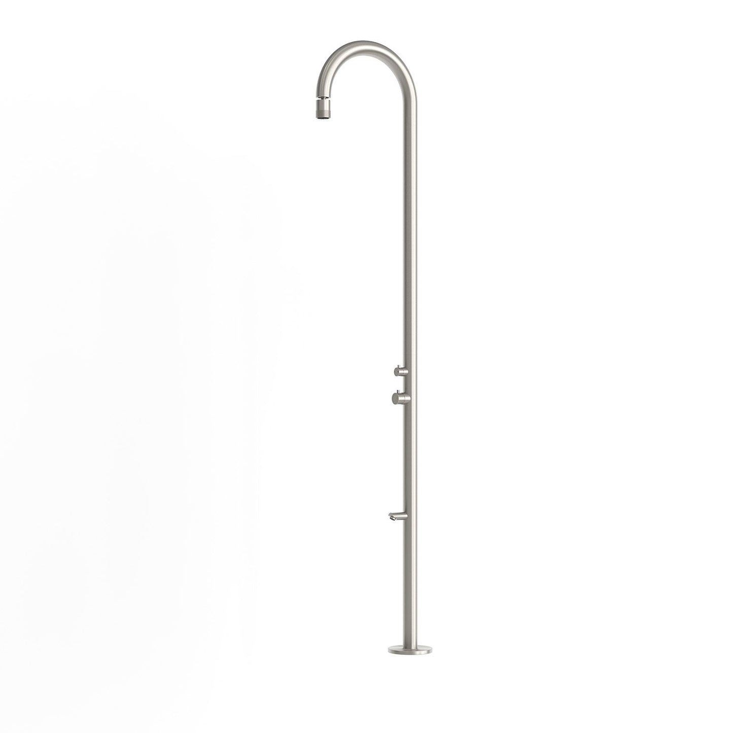 Ducha orosei inox 316L: diseño elegante y duradero