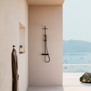 Cambia immagine Ducha de pared SINED Levante Negra: diseño elegante y durade 2