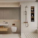 Mudar para a imagem Ducha termostática SINED Levante oro rosa: elegancia y durab 2