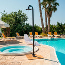 Cambiar a la imagen Ducha de jardín negra de alta calidad con diseño elegante y 2