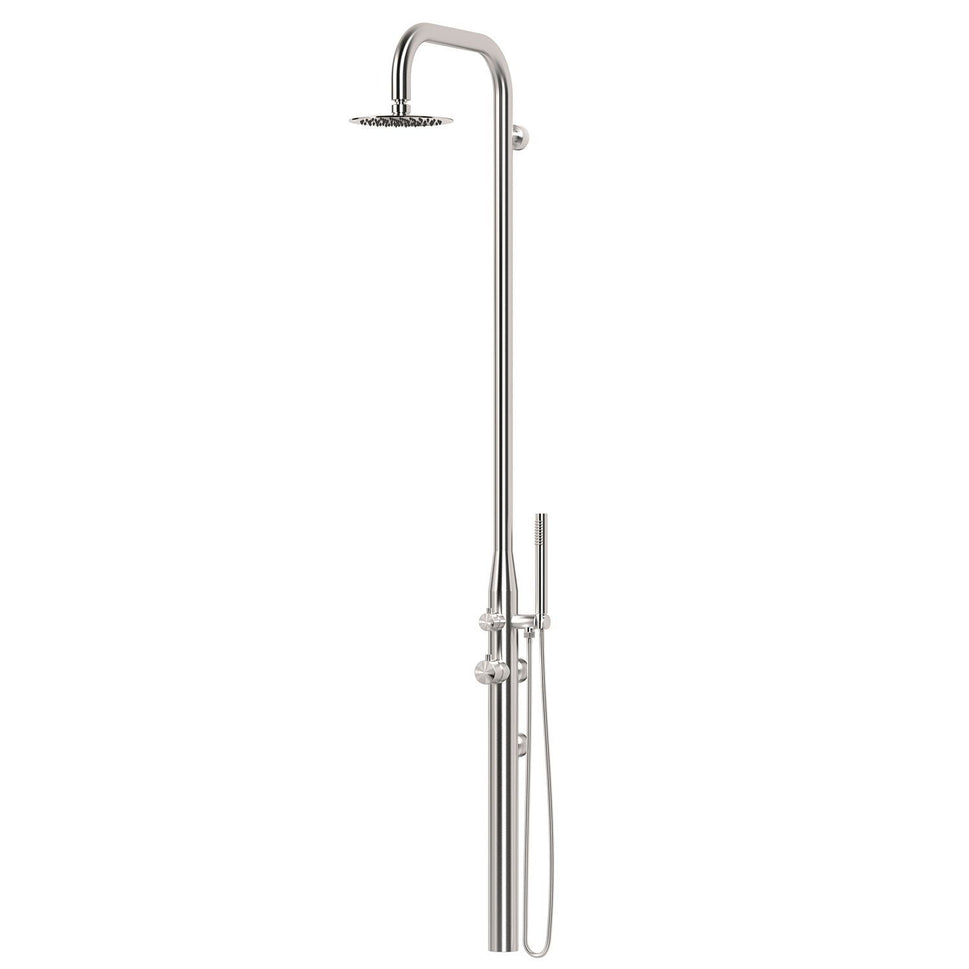Sined Pula Douche en acier inoxydable 316l et douchette mobile en acier inoxydable pour usage intensif intérieur ou extérieur