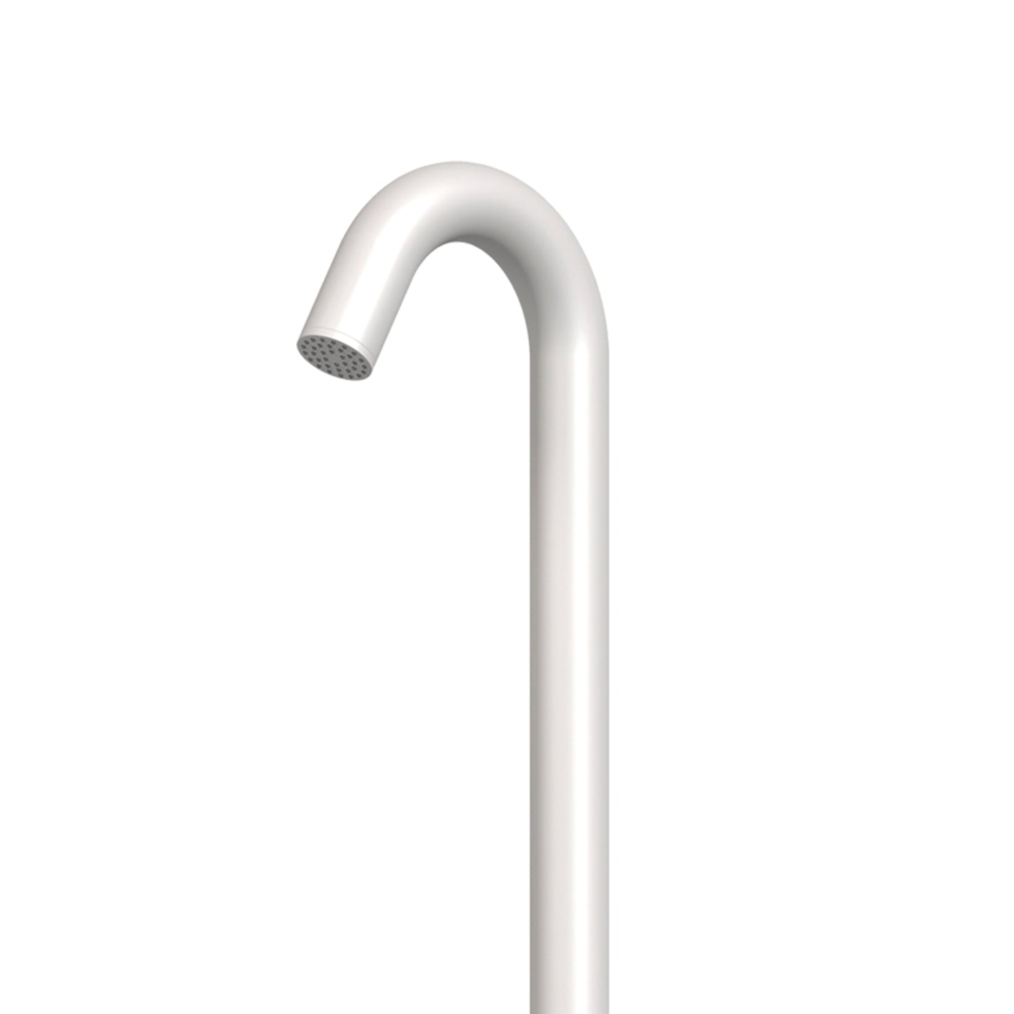 Ducha exterior Quartu Blanca de acero inoxidable 316L