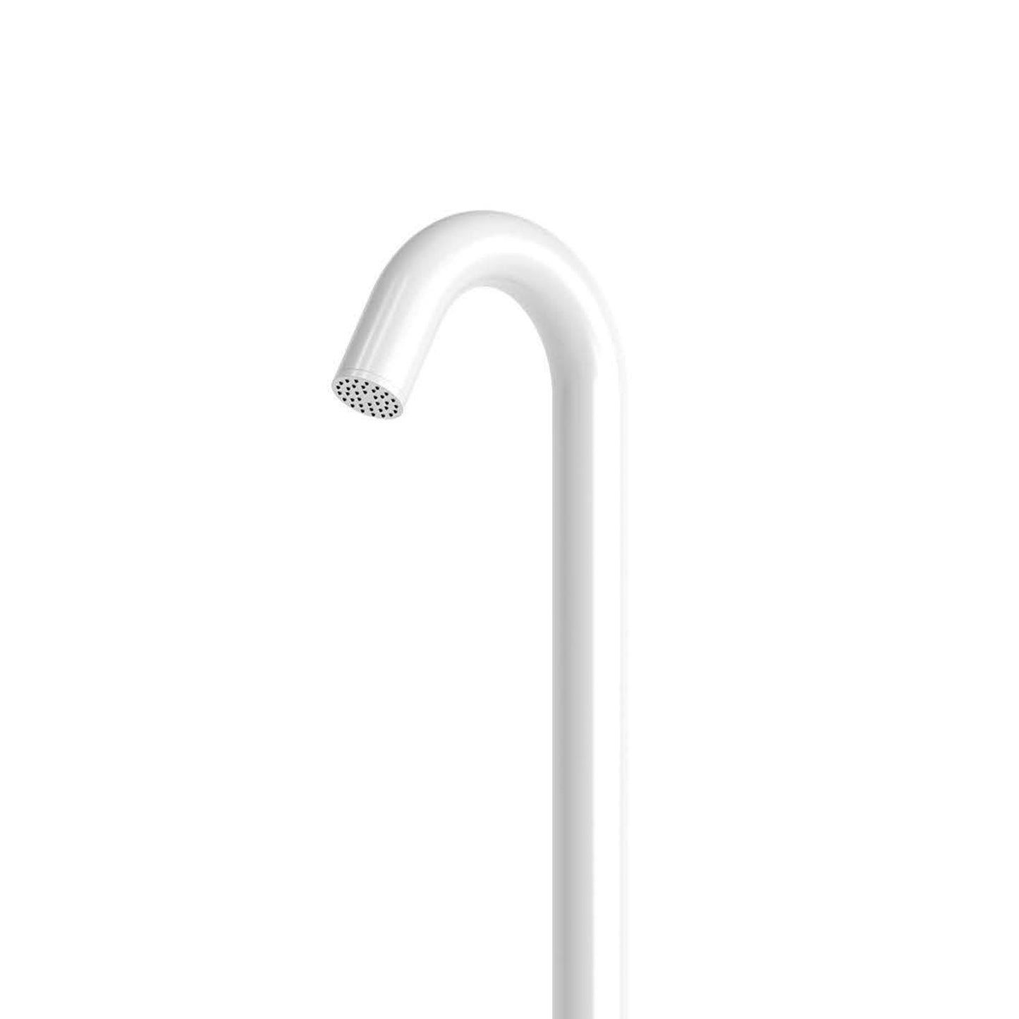 Ducha exterior Quartu Blanca de acero inoxidable 316L