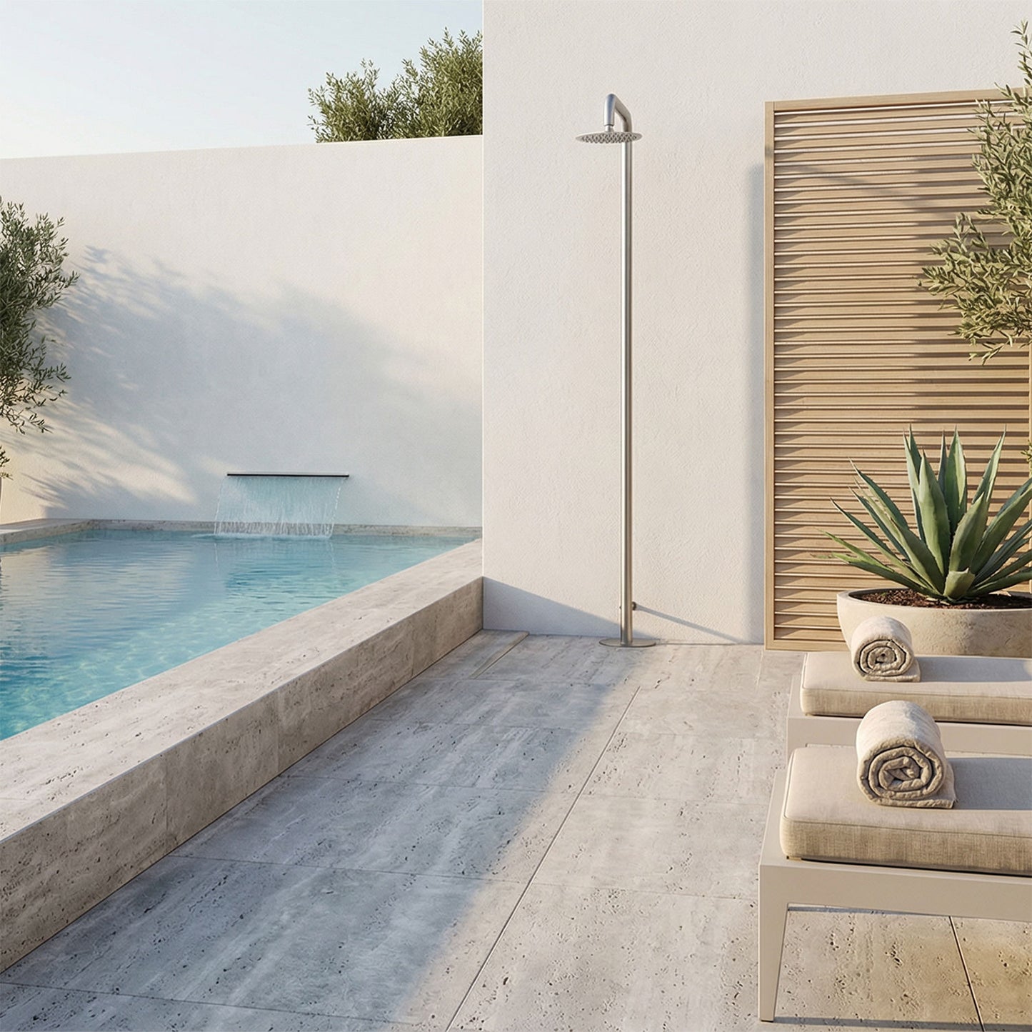 doccia inox 316 santadi canna fucile: diseño elegante y dura