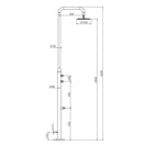 Cambia immagine doccia inox teulada canna fucile: elegante, duradera y resis 3