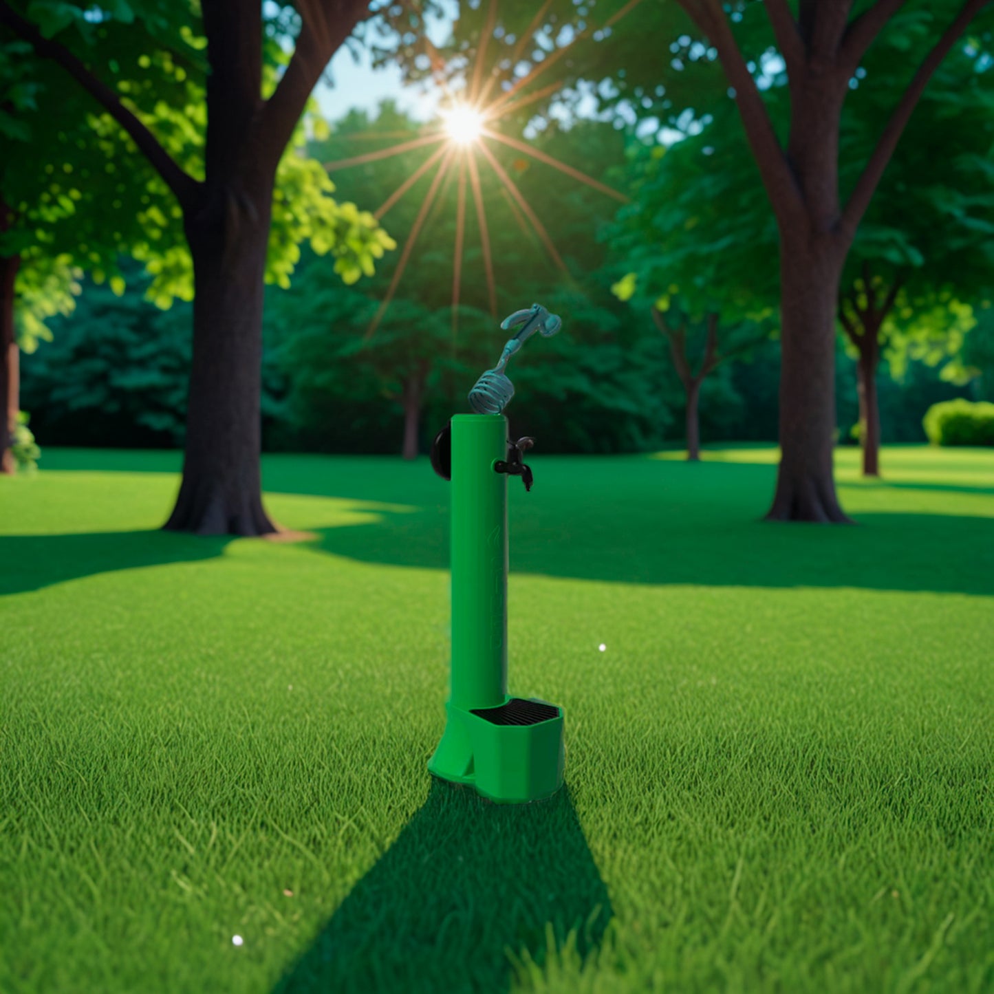 Fontana Tritone-PRO Verde: diseño elegante y duradero