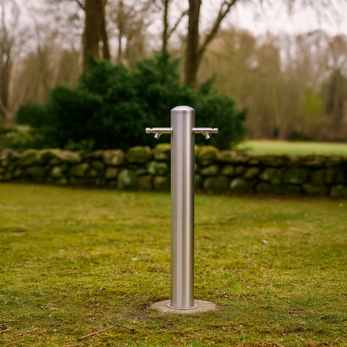 Fontanella inox 2 teste, elegante e funzionale, acquista ora