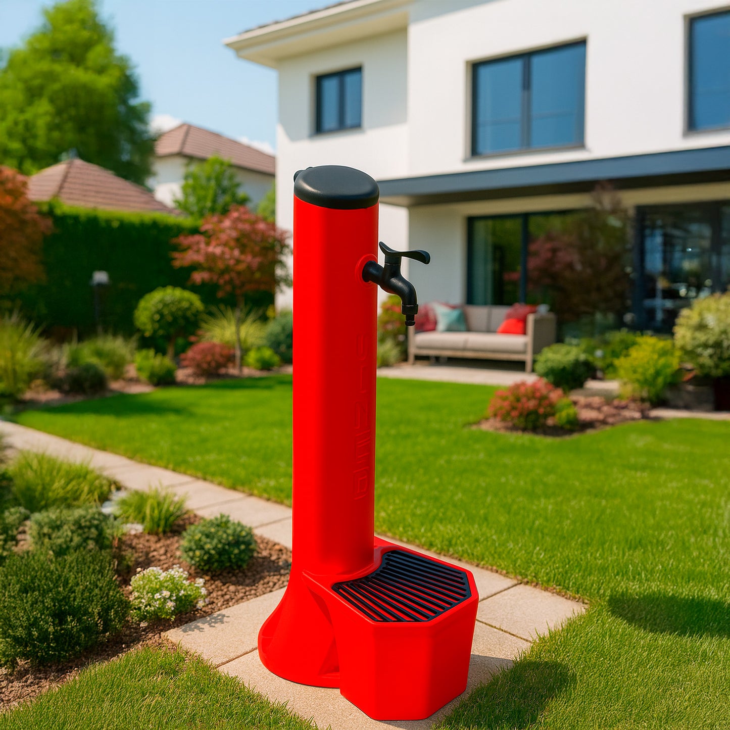 Kit fuente roja Tritone: diseño elegante y duradero