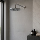 Changer Kit Braccio Soffione Inox 25cm Parete: Elegancia y Funcional 2 image