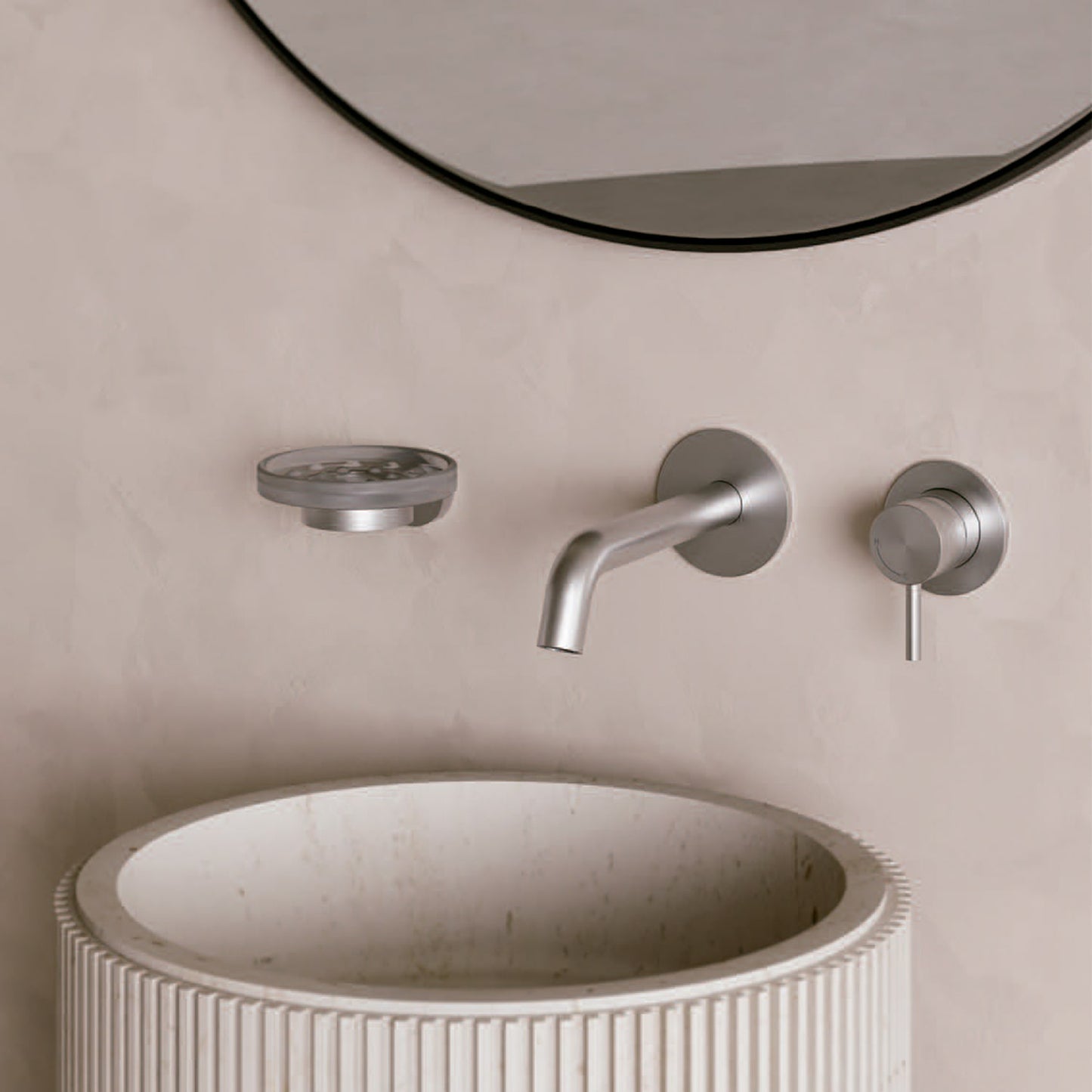 Kit miscelatore da parete inox SINED: eleganza e durata