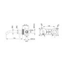 Verander naar de afbeelding Kit miscelatore da parete inox SINED: eleganza e durata 4