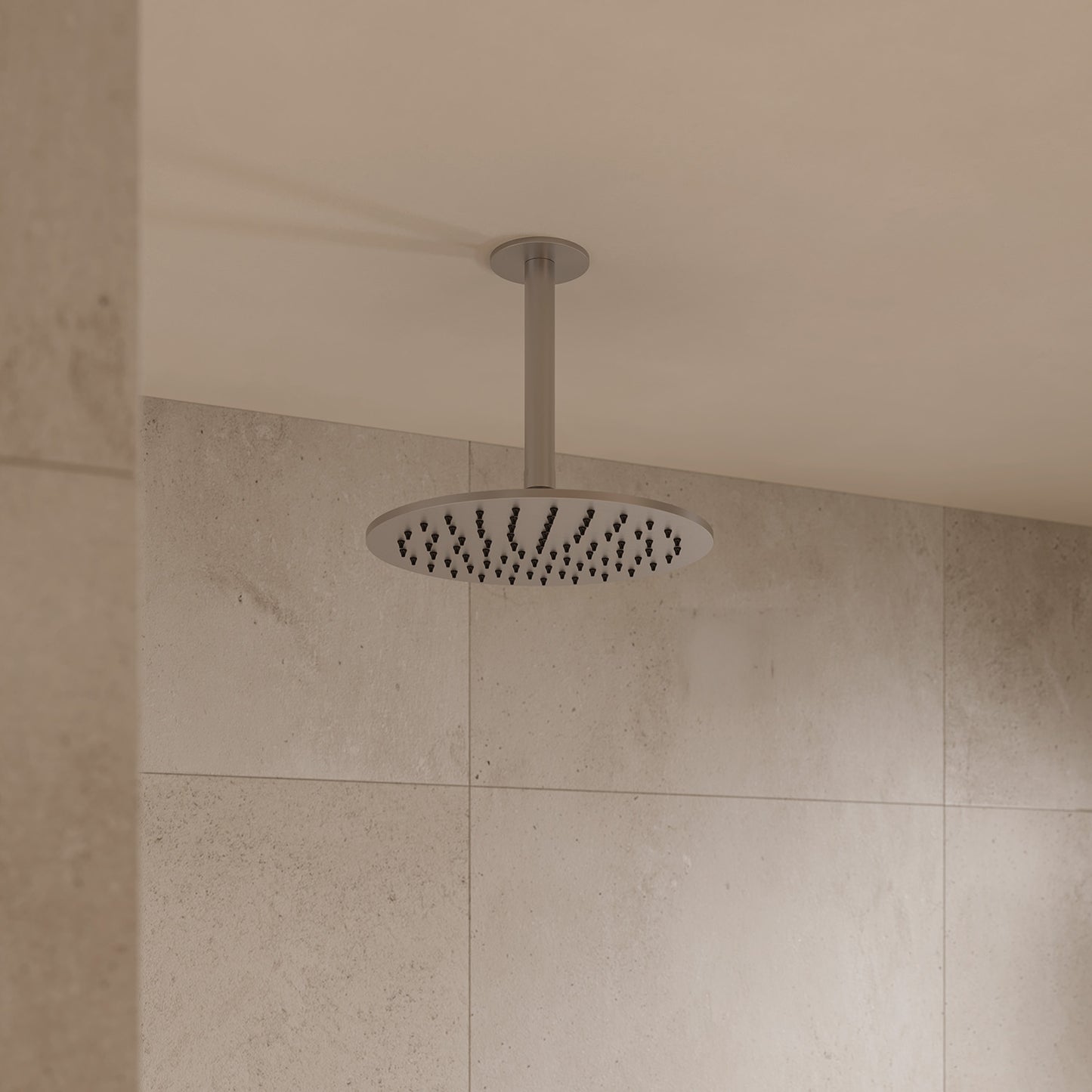 Kit Soffione Inox 25 cm Soffitto: Elegante y Resistente