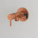 Verander naar de afbeelding Miscelador de ducha Levante en oro rosa: elegancia y durabil 2