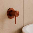 Verander naar de afbeelding Miscelatore a muro Levante oro rosa SINED: eleganza e design 2