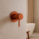 Verander naar de afbeelding Miscelatore a muro Levante oro rosa SINED: eleganza e design 3