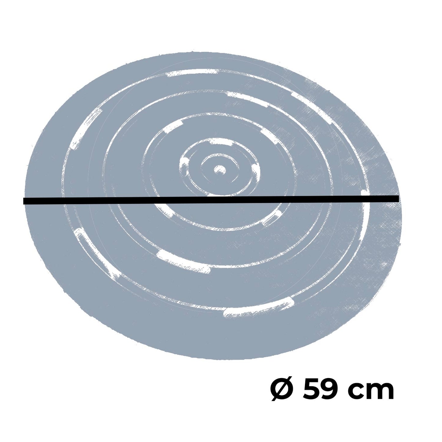 Plato de ducha redondo Okume para exterior, elegante y duradero