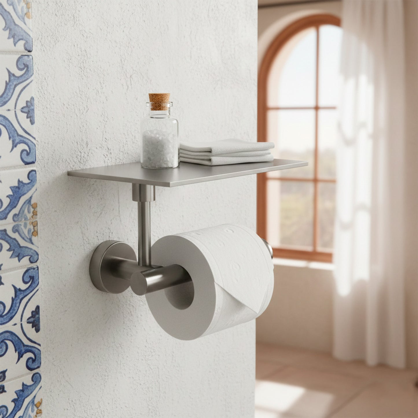 Portarrollos de acero inoxidable Levante: diseño elegante y resistente