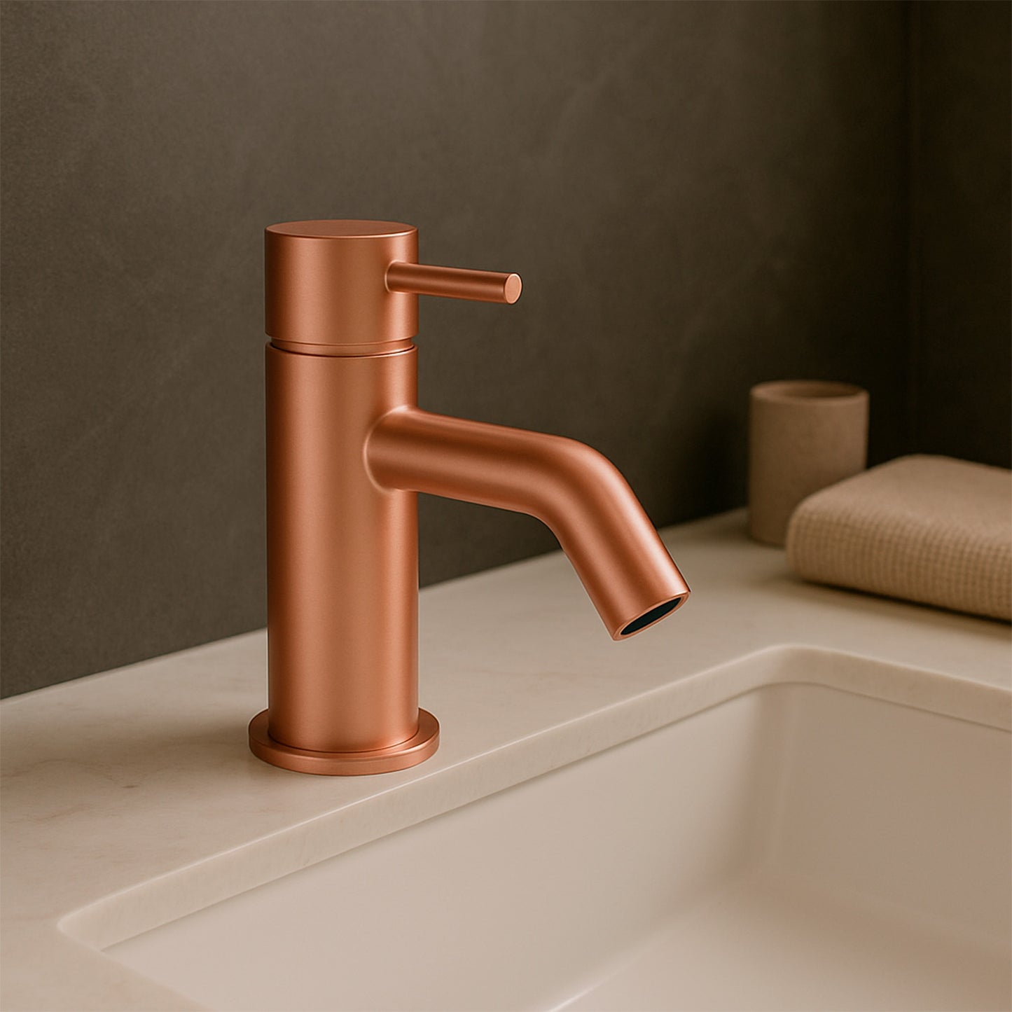 rubinetto lavabo oro rosa sined levante: calidad y diseño duradero, compra ya