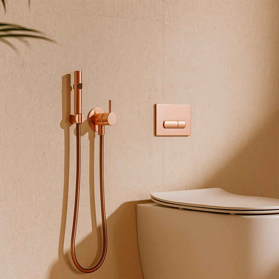 SINED SET-DOCCINO-FLESSIBILE-WATER-ORO-ROSA set flexibele douchekop water roségoud elegantie en kwaliteit voor je badkamer duurzaamheid en modern design voor ongeëvenaard comfort bestel nu