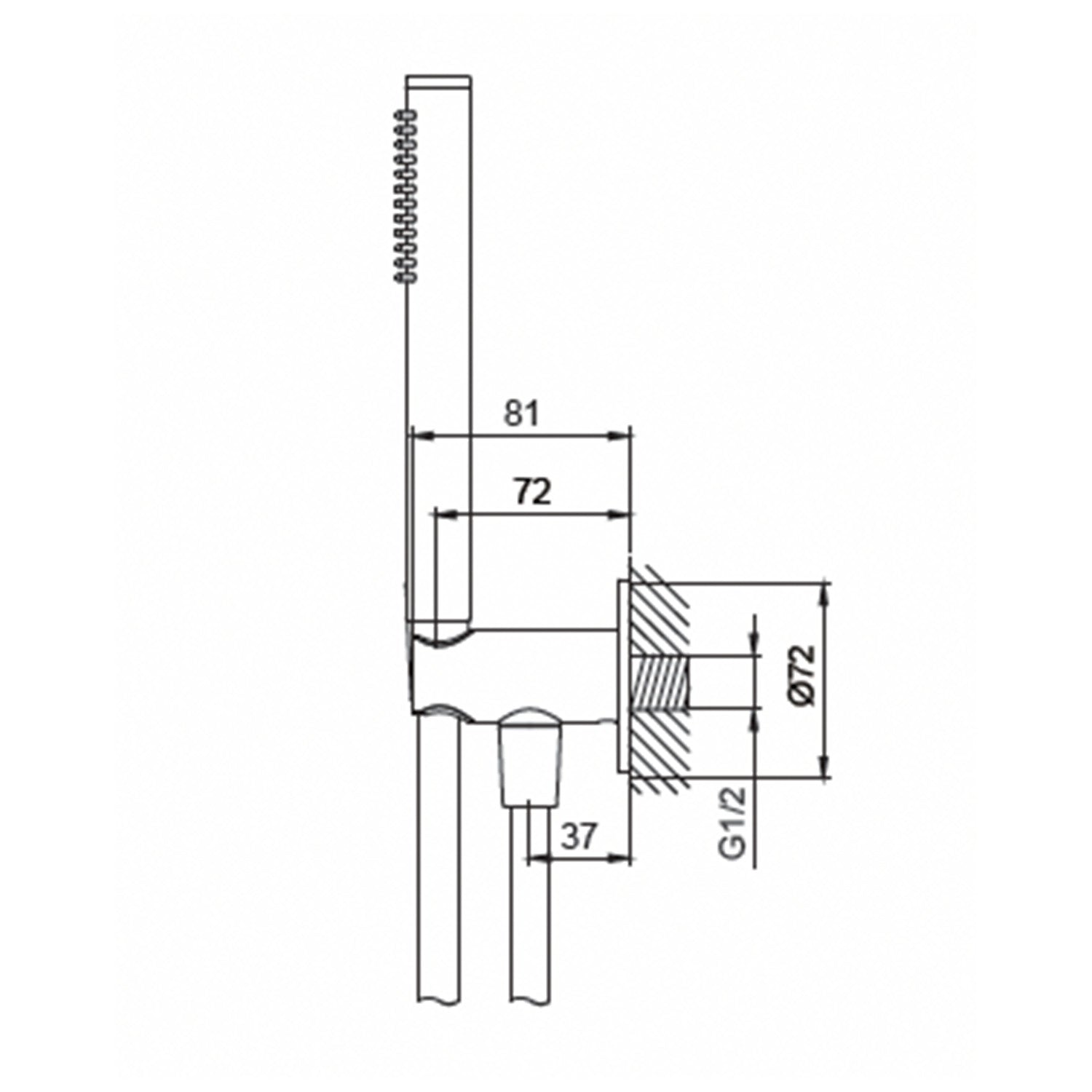 SINED SET-MISCELATORE-MURO-DOCCINO-LEVANTE-INOX muurmengkraan Levante inox elegantie en functionaliteit voor uw badkamer kwaliteit en modern design voor een duurzame en veilige investering