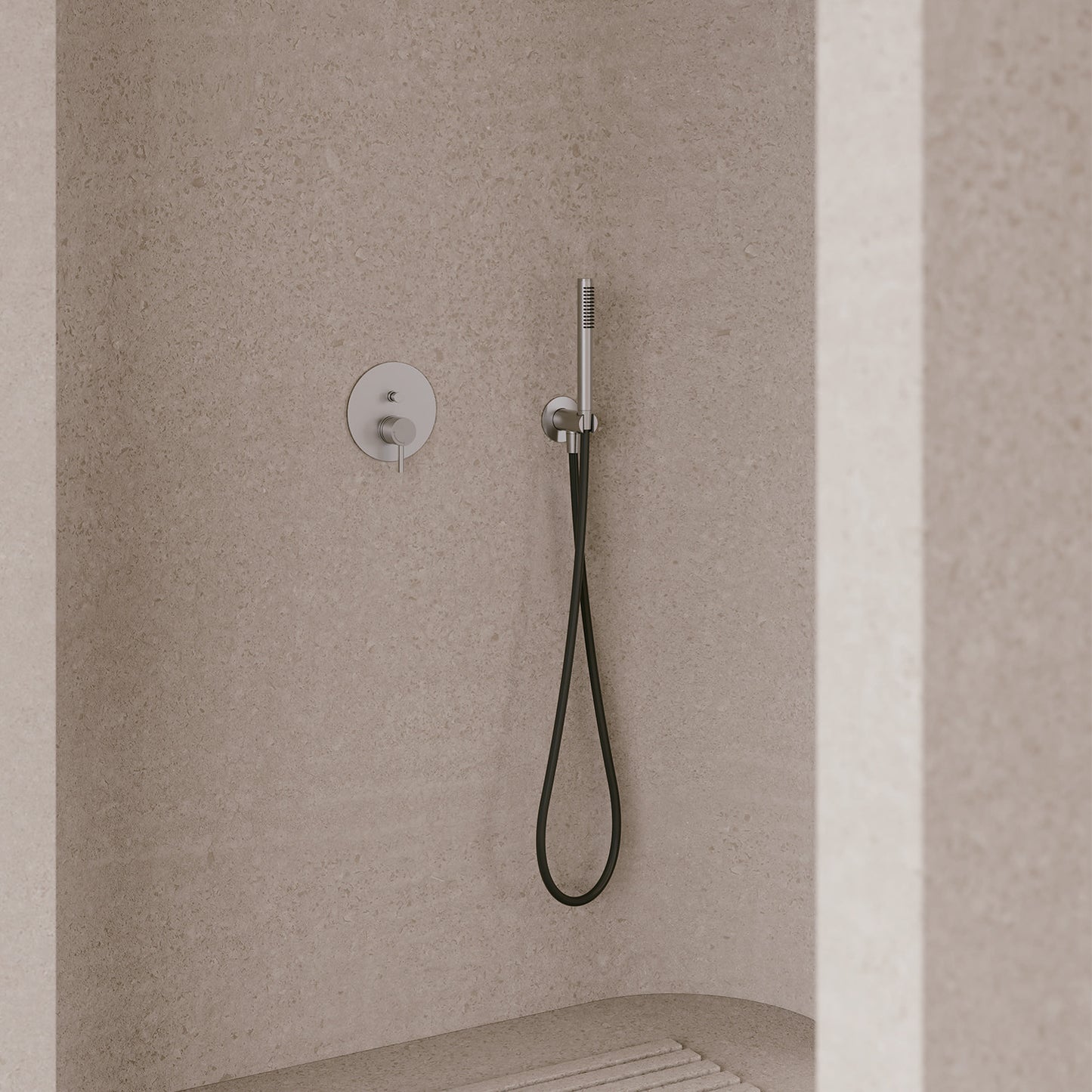 Miscelatore muro Levante Inox: elegancia y durabilidad