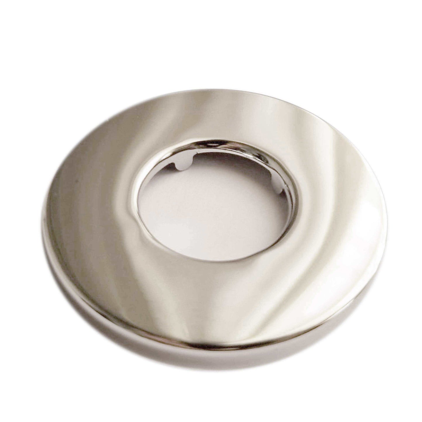 Anillo redondo de acero inoxidable pulido para conector de ducha