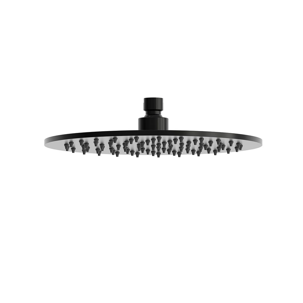 SINED Soffione de ducha Ø25 cm en acero inoxidable 316L color negro Levante 25 cm